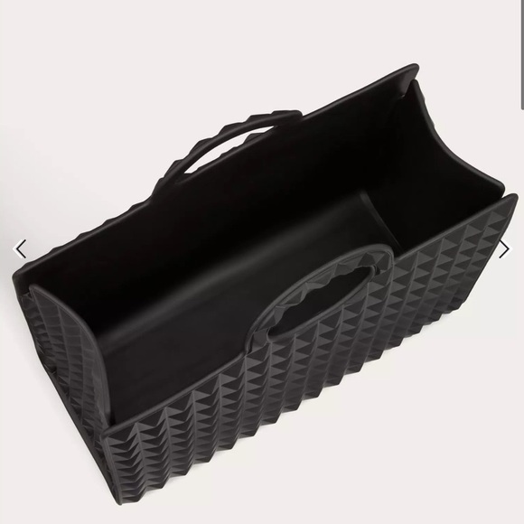 Valentino LE TROISIEME RUBBER SHOPPING BAG NWT - Picture 3 of 8